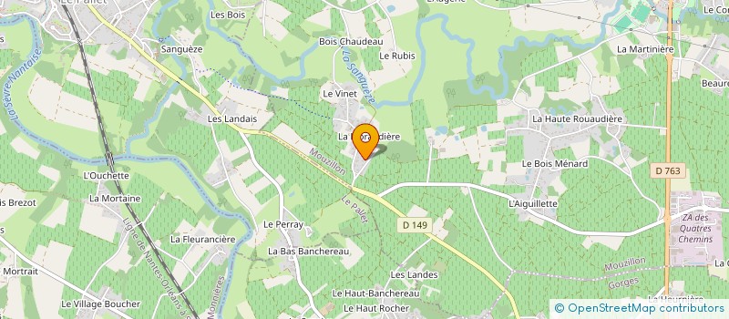 localisation de l'entreprise GROUPE CBO  MOUZILLON