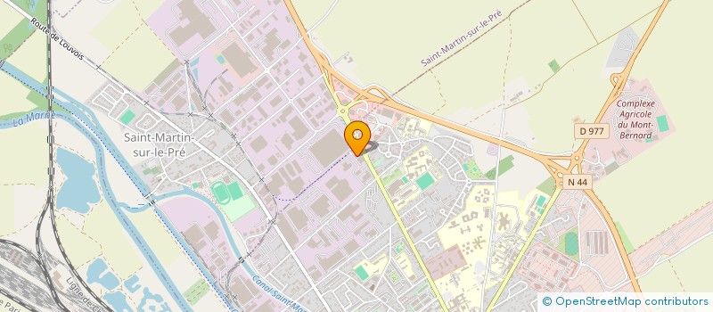 localisation de l'entreprise GROUPE CDA SOC NLE ETS BOUZAT à CHALONS-EN-CHAMPAGNE