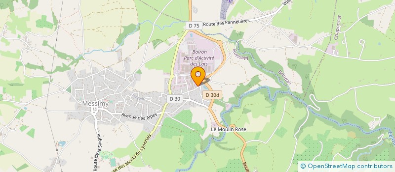 localisation de l'entreprise GROUPE CDM  MESSIMY