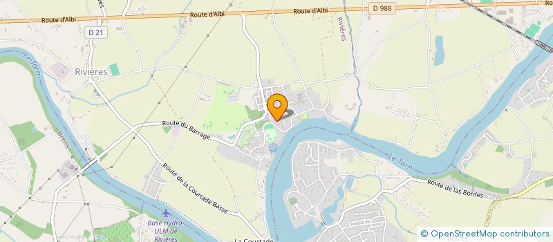 localisation de l'entreprise GROUPE CDM  ALBI