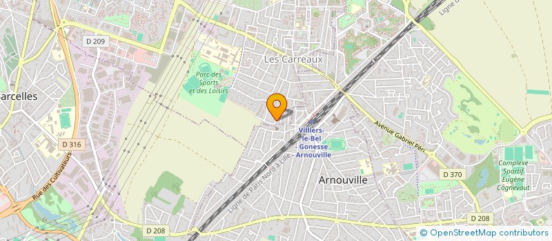 localisation de l'entreprise GROUPE CDR  VILLIERS LE BEL