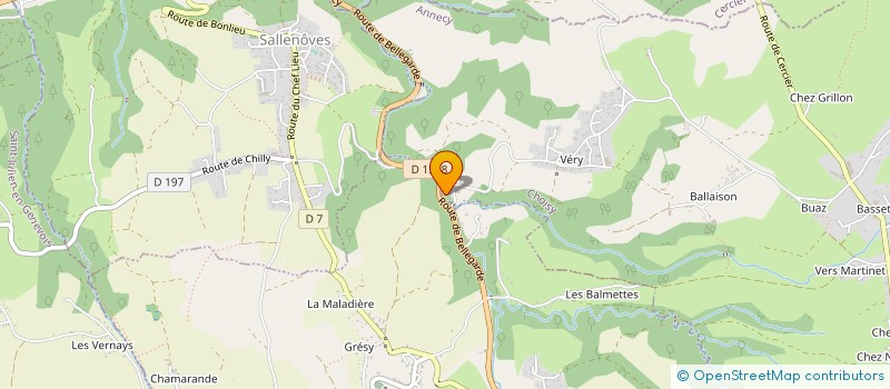 localisation de l'entreprise GROUPE CECCON  CHOISY