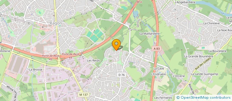 localisation de l'entreprise GROUPE CEDMAL à LES SORINIERES