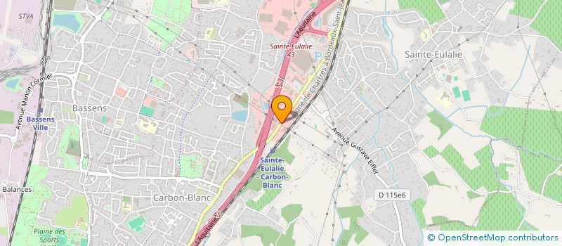 localisation de l'entreprise GROUPE CENTRE DE LOCATION  SAINTE-EULALIE