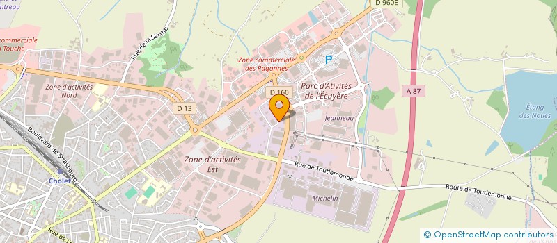 localisation de l'entreprise GROUPE CESON à CHOLET