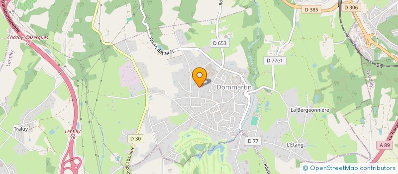 localisation de l'entreprise GROUPE CHAGAN à DOMMARTIN