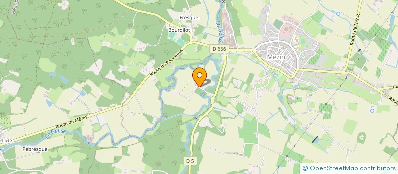 localisation de l'entreprise GROUPE CHAMARTIN FRANCE à MEZIN