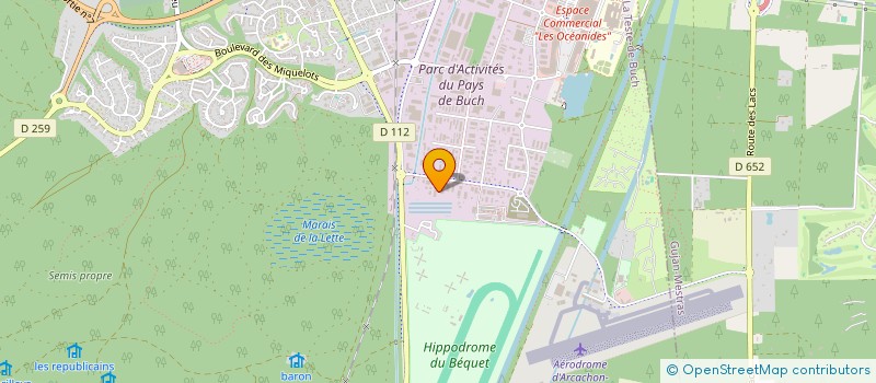 localisation de l'entreprise GROUPE CHARBONNIER HOLDING  LA TESTE-DE-BUCH