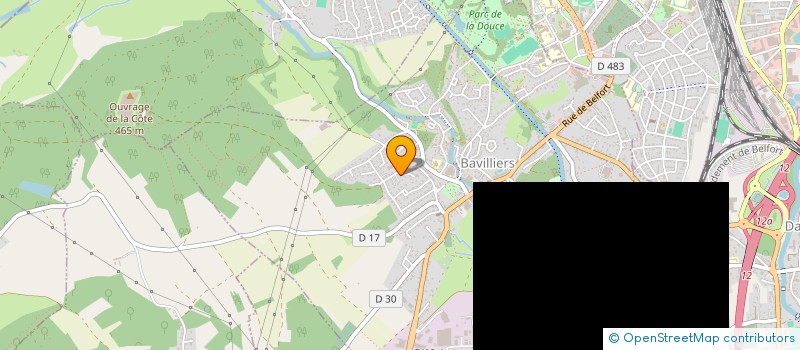 localisation de l'entreprise GROUPE CHARDON à BAVILLIERS