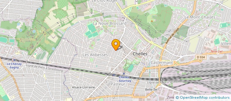 localisation de l'entreprise GROUPE CHARLAD à CHELLES