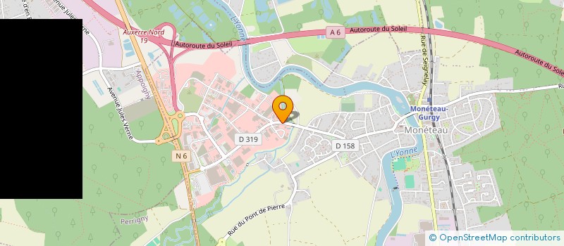 localisation de l'entreprise GROUPE CHARLET à MONETEAU