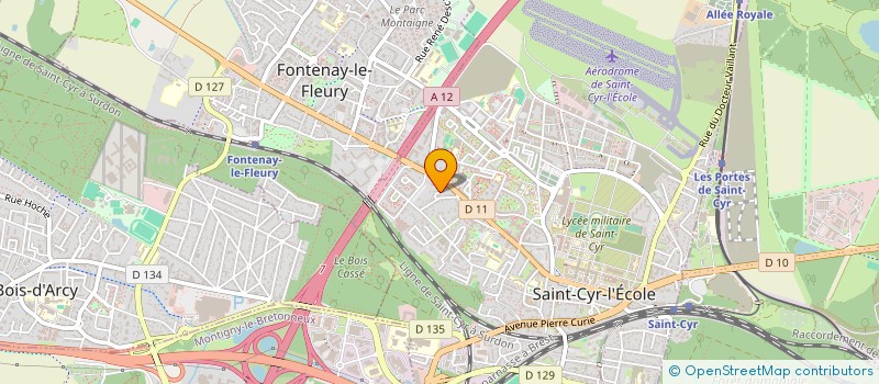 localisation de l'entreprise GROUPE CHARLY BRAVO 78 à SAINT-CYR-L'ECOLE