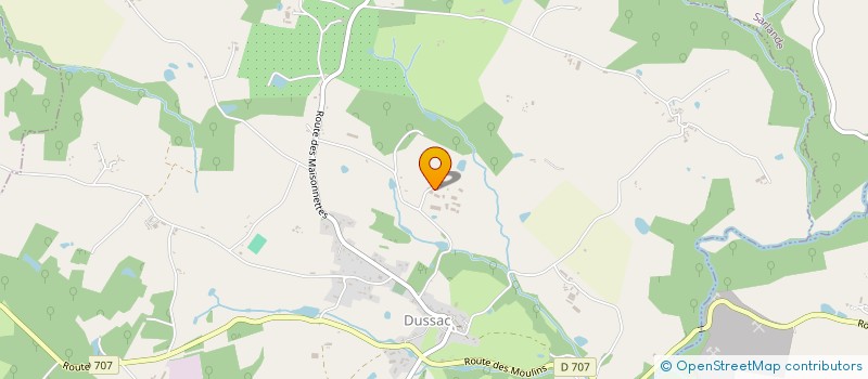 localisation de l'entreprise GROUPE CHATENET ROUSSEAU  DUSSAC