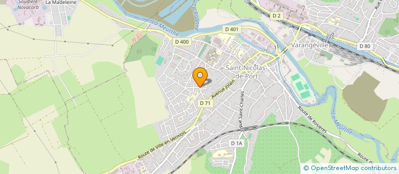 localisation de l'entreprise GROUPE CHEMINAIS  SAINT-NICOLAS-DE-PORT