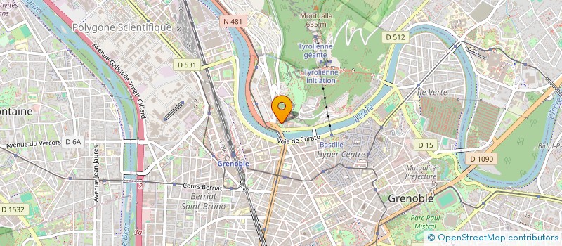 localisation de l'entreprise GROUPE CHEYENNE  GRENOBLE