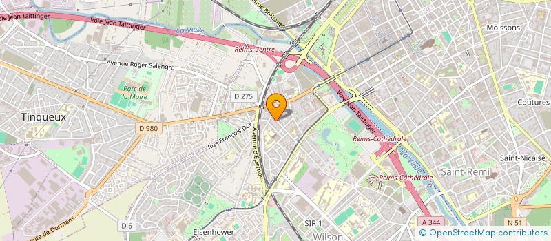 localisation de l'entreprise GROUPE CHOEUR HORIZON DE REIMS  REIMS