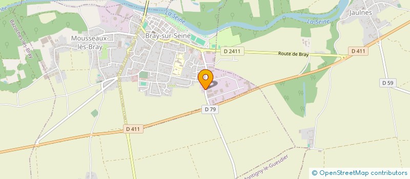 localisation de l'entreprise GROUPE CHRIST'EAU  BRAY-SUR-SEINE