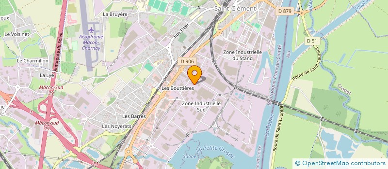 localisation de l'entreprise GROUPE CHRISTIAN CHAUVOT AUTOMOBILES à MACON