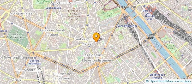 localisation de l'entreprise GROUPE CHRISTIAN PROUTEAU  PARIS