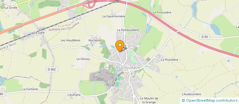 localisation de l'entreprise GROUPE CHRISTOPHE REMAUD à LA BOISSIERE-DES-LANDES