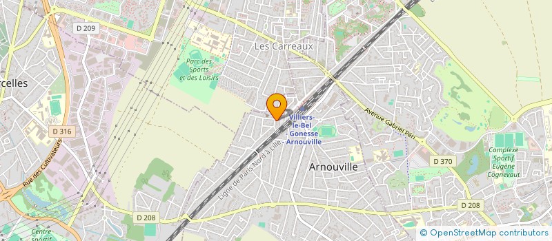 localisation de l'entreprise GROUPE CIAF à ARNOUVILLE