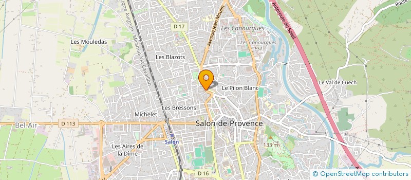 localisation de l'entreprise GROUPE CIBOS  SALON-DE-PROVENCE