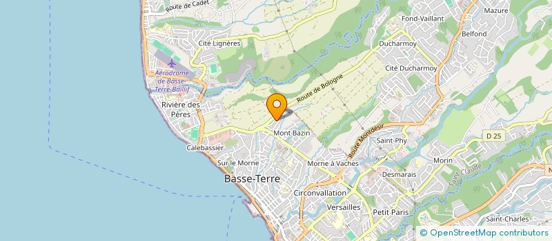 localisation de l'entreprise GROUPE CIFED à BASSE-TERRE