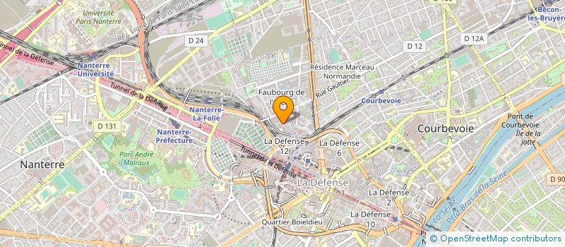 localisation de l'entreprise GROUPE CIMES à COURBEVOIE