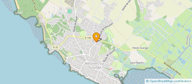 localisation de l'entreprise GROUPE CINESTUAIRE à MESCHERS-SUR-GIRONDE
