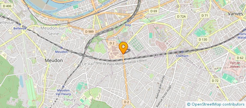 localisation de l'entreprise GROUPE CLAMISS à CLAMART