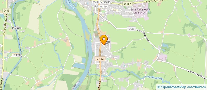 localisation de l'entreprise GROUPE CLD  POUILLY-SOUS-CHARLIEU