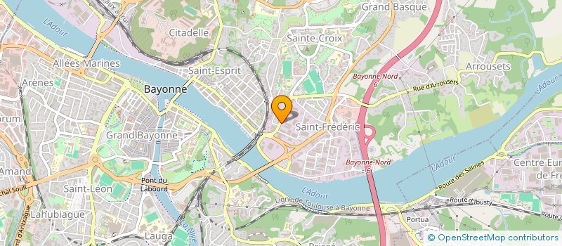 localisation de l'entreprise GROUPE CLIM à BAYONNE