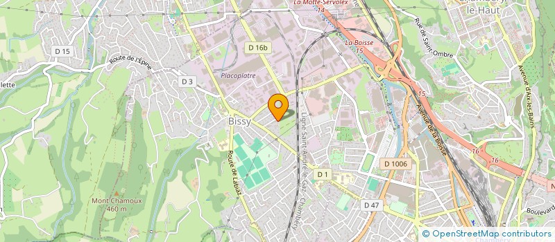 localisation de l'entreprise GROUPE CLIMA'THERM  LA MOTTE-SERVOLEX