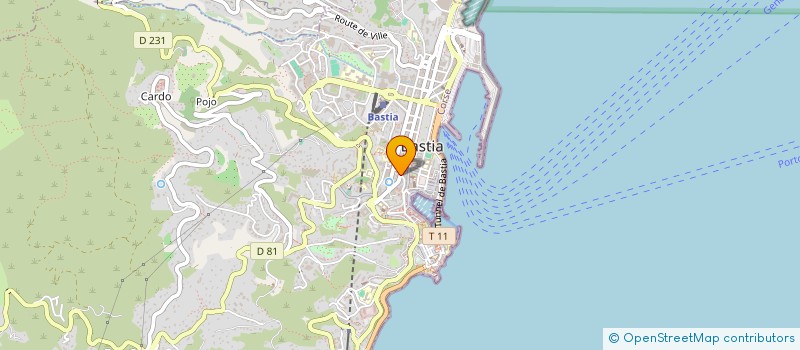 localisation de l'entreprise GROUPE CLM à BASTIA