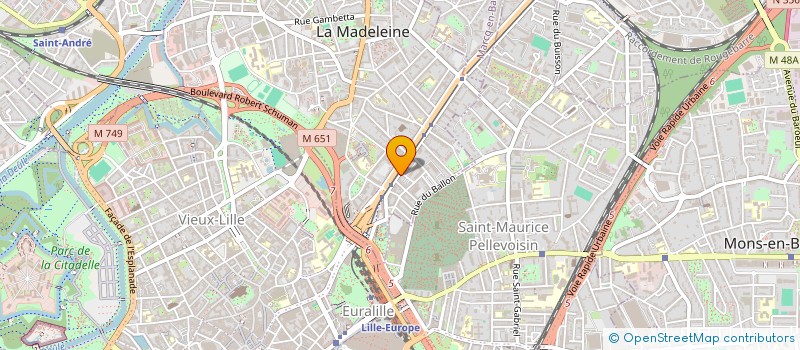 localisation de l'entreprise GROUPE CO à LILLE
