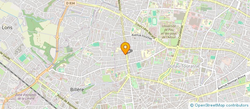 localisation de l'entreprise GROUPE CO FINANCES à PAU