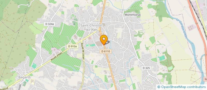 localisation de l'entreprise GROUPE COACHING ESTHETIQUE FRANCE  SAINT-CHRISTOL-LEZ-ALES