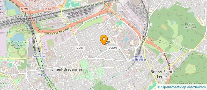 localisation de l'entreprise GROUPE COJOCARU IMMOBILIER  LIMEIL-BREVANNES