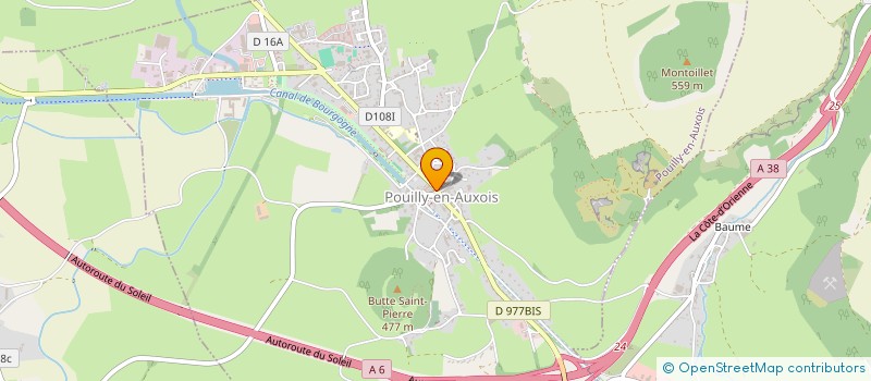 localisation de l'entreprise GROUPE COLAKOGLU IMMO  POUILLY-EN-AUXOIS