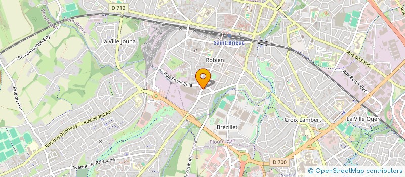 localisation de l'entreprise GROUPE COLAS FUNERAIRES à SAINT-BRIEUC