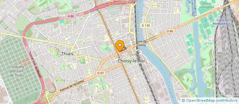 localisation de l'entreprise GROUPE COLLINET à CHOISY-LE-ROI