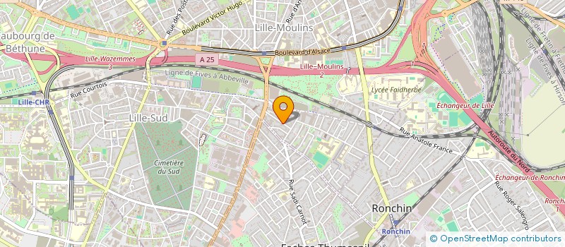 localisation de l'entreprise GROUPE COLOCATERE  LILLE