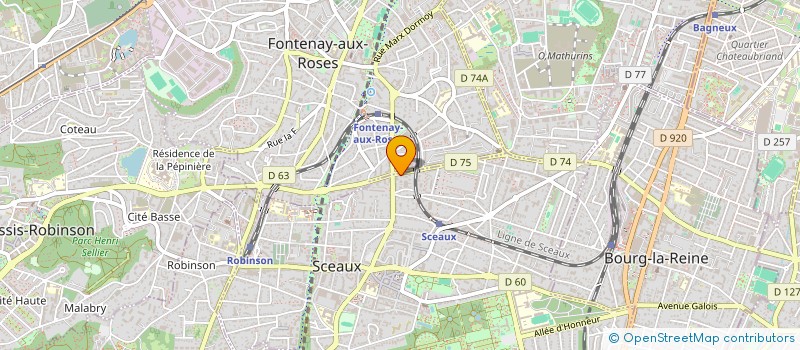 localisation de l'entreprise GROUPE COLONIA  SCEAUX