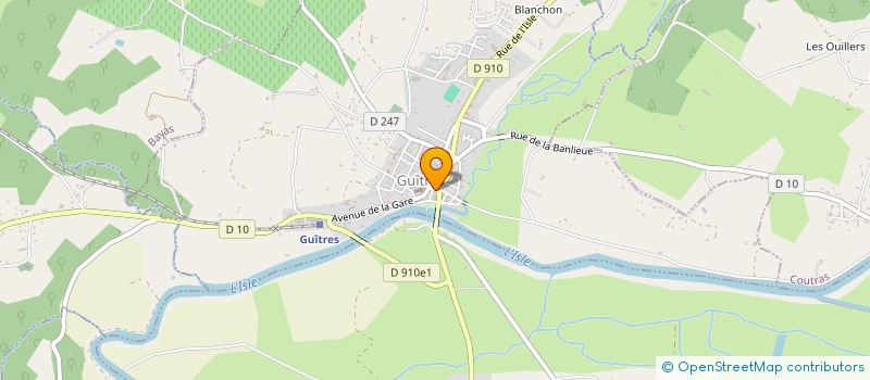 localisation de l'entreprise GROUPE COMEDIE CHANSON à GUITRES