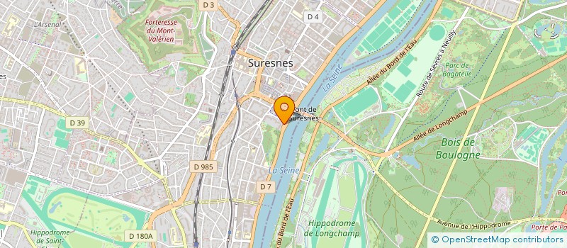localisation de l'entreprise GROUPE COMMUNICATION à SURESNES