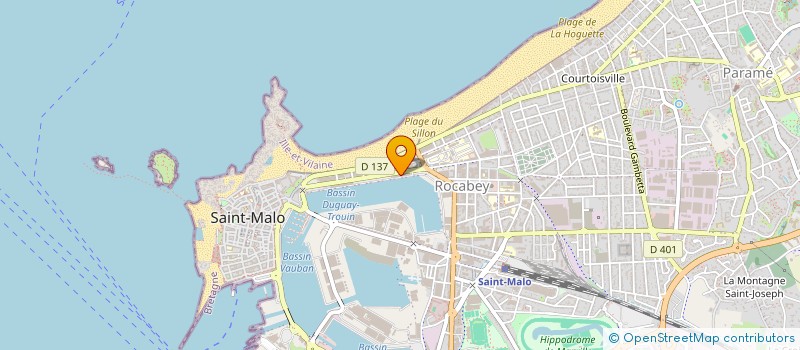localisation de l'entreprise GROUPE COMPAGNIE DES PECHES SAINT - MALO à SAINT-MALO