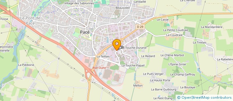localisation de l'entreprise GROUPE COMPTOIR  PACE