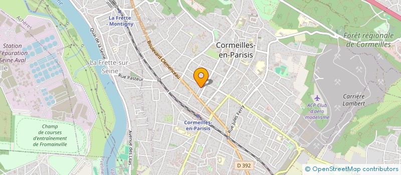 localisation de l'entreprise GROUPE CONFIDERE  CORMEILLES-EN-PARISIS