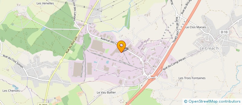 localisation de l'entreprise GROUPE CONFORT HABITAT DIFFUSION  PLOUFRAGAN