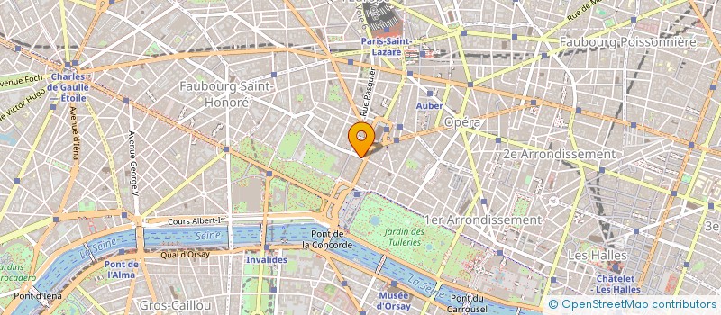 localisation de l'entreprise GROUPE CONSEIL ASSISTANCE DEFENSE PARIS  PARIS